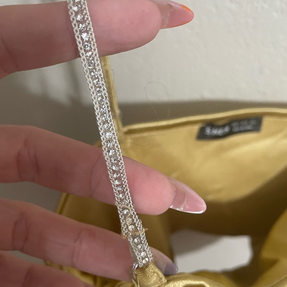 Gold cropped cami - Picture 3 of 4
